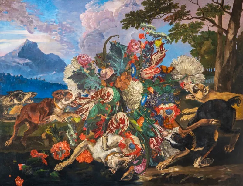 Painting from the Natura Venor (hunting) series, 2021