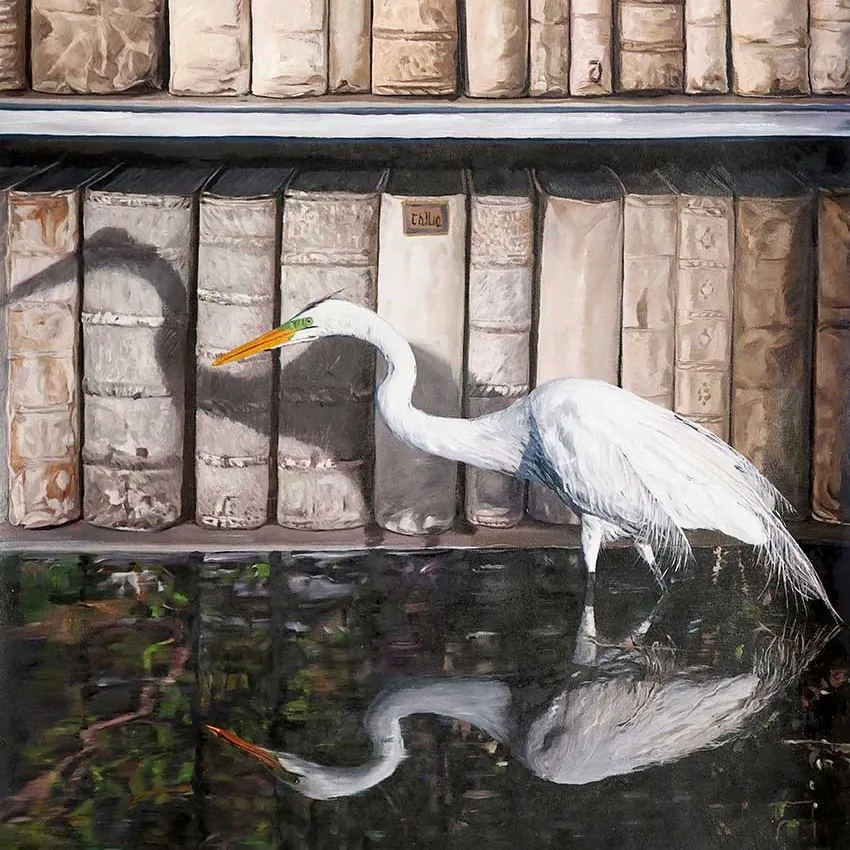 Painting from the Flooded Baroque series, 2018