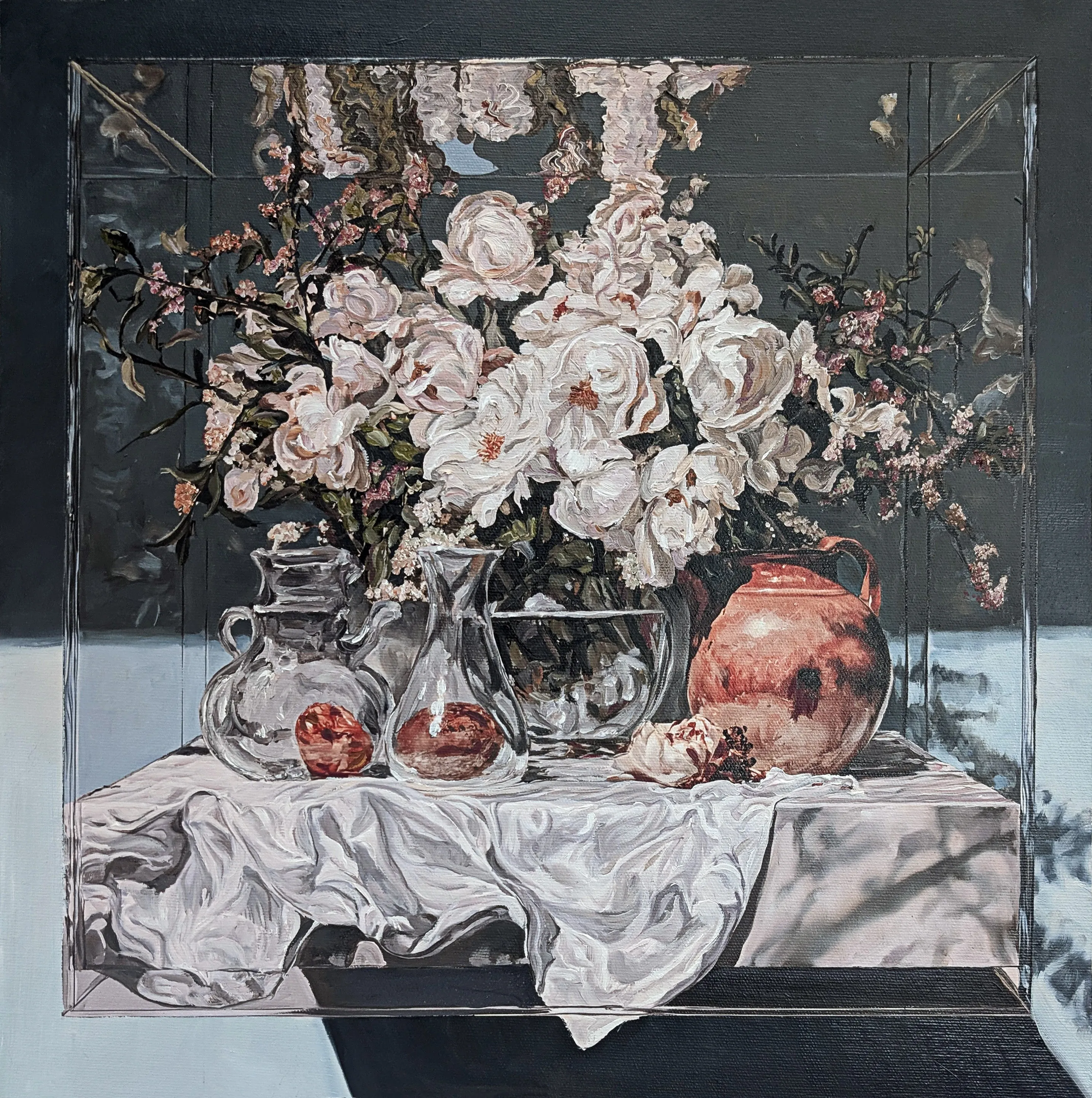 Painting from the Vitrine series, 2025