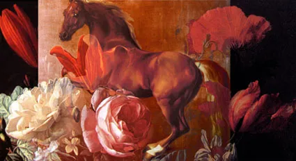 Stubbs Falling, 2008 — oil on linen