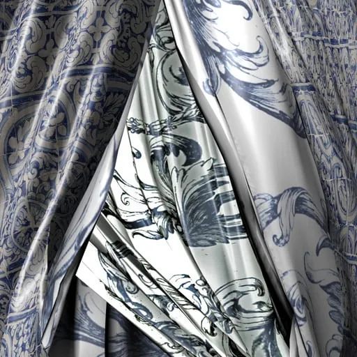 Painting from the Ornament +Fold series, 2006