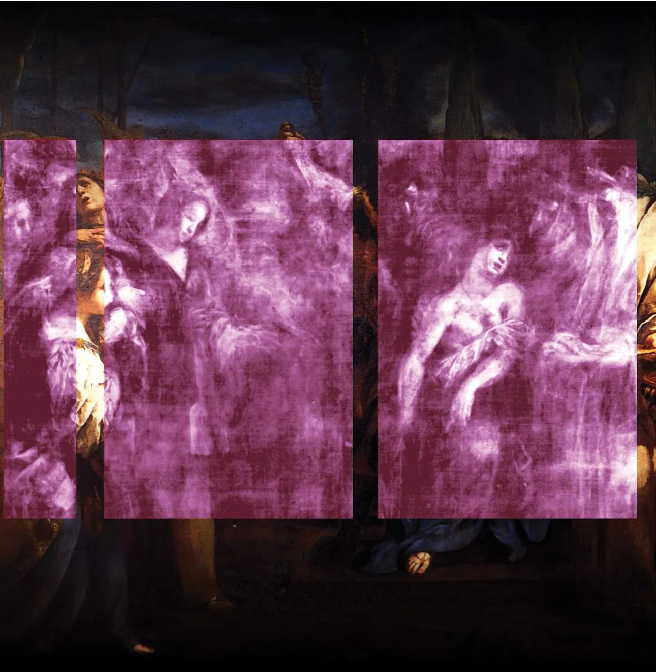 infra red saint, 2001 — oil on canvas
